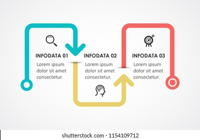 Vector Infographic design with icons and 3 options or steps. Infographics for business concept. Can be used for presentations banner, workflow layout, process diagram, flow chart, info graph Vector Infographic design with icons and 3 options or steps. Infographics for business concept. Can be used for presentations banner, workflow layout, process diagram, flow chart, info graph