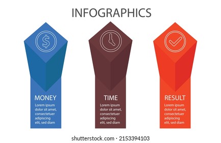 Vector Infographic design with icons. process diagram, flow chart, info graph, Infographics for business concept, presentations banner, workflow layout.