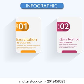 Vector infographic design and marketing icons can be used for workflow layout, diagram, annual report.