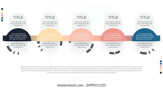 Vector Infographic design options or steps for business concept. used for presentations banner, workflow layout diagram, flow chart