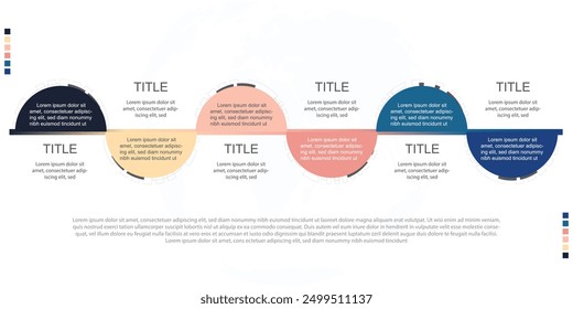 Vector Infographic design options or steps for business concept. used for presentations banner, workflow layout diagram, flow chart