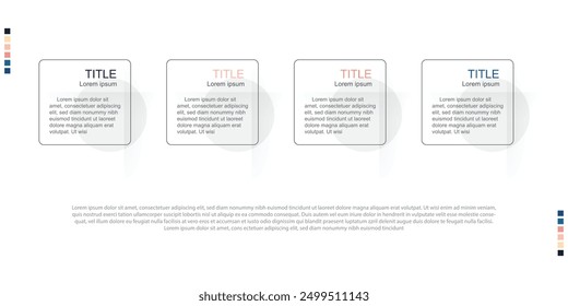 Vector Infographic design options or steps for business concept. used for presentations banner, workflow layout diagram, flow chart