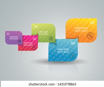 Vector infographic design, options template, timeline.