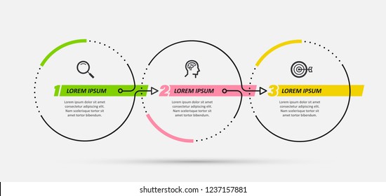 Vector Infographic design template with 3 options or steps. Can be used for process diagram, presentations, workflow layout, banner, flow chart, info graph. Vector Infographic design template with 3 options or steps. Can be used for process diagram, presentations, workflow layout, banner, flow chart, info graph.