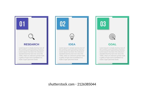 Vector infographic design template with 3 options or steps