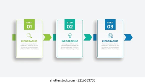 Vector infographic design template with 3 options or steps