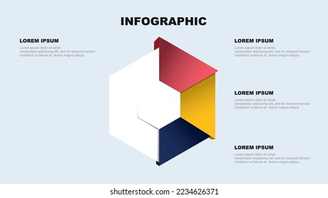 Vector infographic design template with 4 options or steps