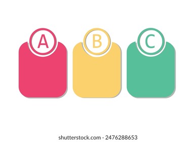 Vector infographic design template with 4 options or steps and place for your data.
