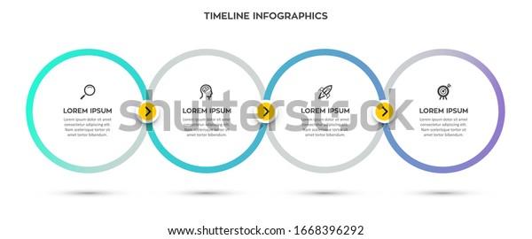 Vector Infographic design template\
with 4 options or steps.  Can be used for process diagram,\
presentations, workflow layout, banner, flow chart, info\
graph.