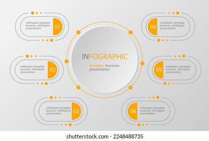Vektorgrafik-Design-Vorlage für Geschäftsvorführungen zeigt Geschäftsübersicht Verwendung Public Relations Es ist eine Eps10 bearbeitbare Datei.
