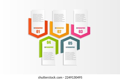 Vector infographic design template for business presentation show operation steps show business overview use public relations It is an Eps10 editable file.