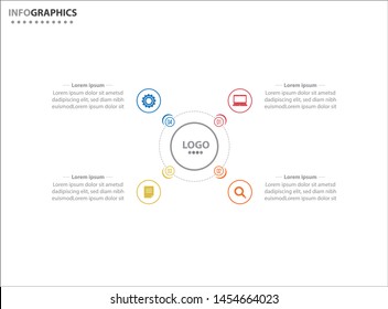 Vector infographic design template. diagram, number options, web design. Data visualization. Business concept with 4 options, parts, steps or processes. Abstract business infographics step options.