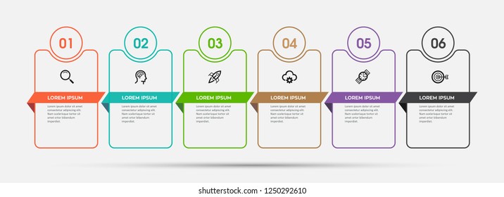 Six Column Chart Template