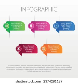 Vector infographic design template with options or steps