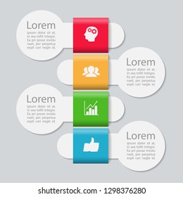 
Vector infographic design template with place for your data.