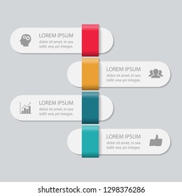 
Vector infographic design template with place for your data.