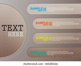 Vector Infographic design white circles with world map on the grey background.Can be used for diagram, banner, number options, workflow layout, step up options or web design.