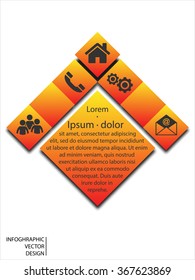 Vector infographic design for your text