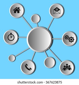 Vector infographic design for your text