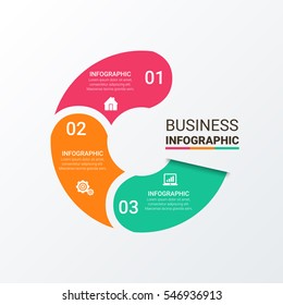 Vector infographic, diagram chart, graph presentation. Business startup concept options, parts, steps, processes. Info graphic text data template.