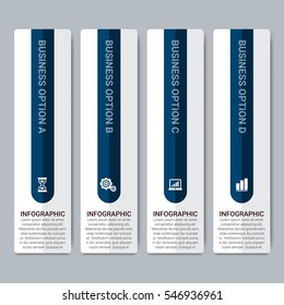 Vector infographic, diagram chart, graph presentation. Business startup concept options, parts, steps, processes. Info graphic text data template.