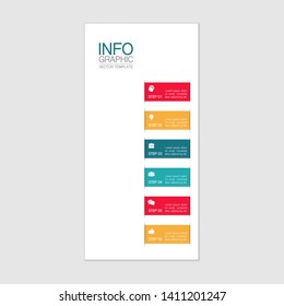 Vector infographic diagram, template for business, presentations, web design, 6 options.