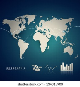 vector infographic of earth and other elements