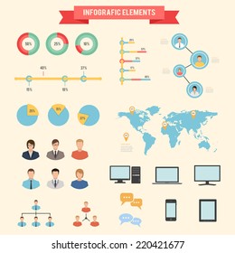 vector infographic elements. business and communication concept