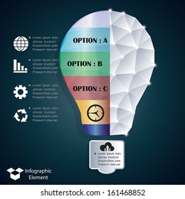 Vector infographic elements. Modern business style.