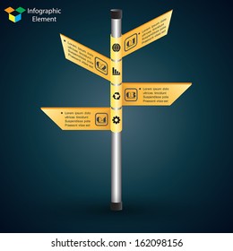 Vector infographic elements. Modern business style.