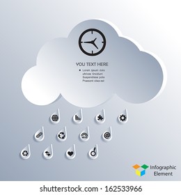 Vector infographic elements. Modern business style.