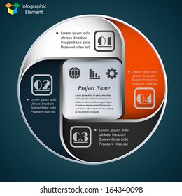 Vector infographic elements. Modern business style.