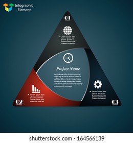 Vector infographic elements. Modern business style.