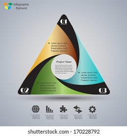 Vector infographic elements. Modern business style.