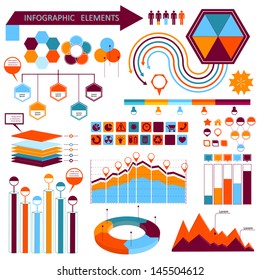 Vector info-graphic  elements set 01