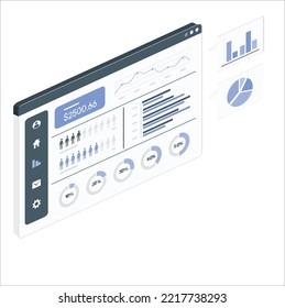 Elementos de infografía vectorial. Conjunto de gráficos 3d, gráficos circulares y otro diseño infográfico. Análisis de gráficos de informes y estadísticas de datos con el portapapeles 3D para finanzas, negocios, contabilidad, oficina