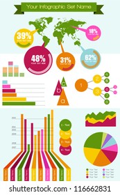 Vector infographic elements set big