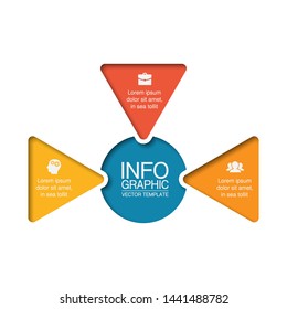 Vector infographic elements, template for business, presentations, web design.