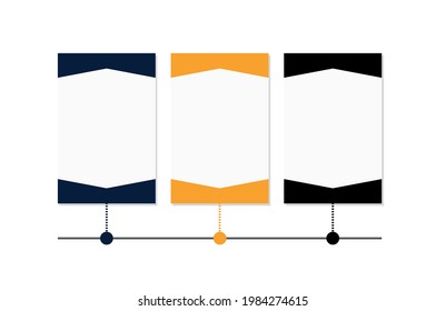 vector infographic. flat image of graphs with elements of a round shape and different colors. business model. presentation process