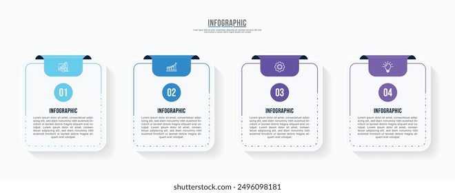 Vector infographic label design with circle infographic template design and 4-5-6 options or steps. Can be used for process diagram, presentations, workflow layout, banner, flow chart, info graph.