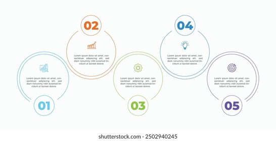 Vector infographic label design with circle infographic template design and 4-5-6 options or steps. Can be used for process diagram, presentations, workflow layout, banner, flow chart, info graph.