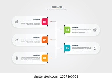 Vector infographic label design with circle infographic template design and 4-5-6 options or steps. Can be used for process diagram, presentations, workflow layout, banner, flow chart, info graph.