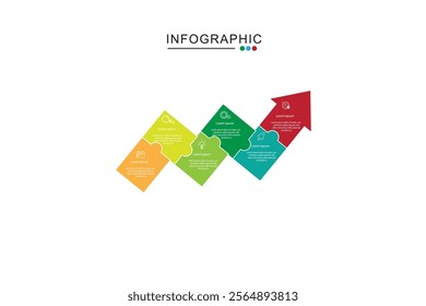 Vector infographic label design with circle infographic template design and 4-5-6 options or steps. Can be used for process diagram, presentations, workflow