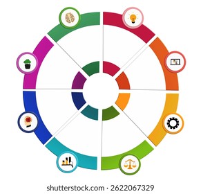 Design de rótulo infográfico de vetor com opções de design de modelo de infográfico de círculo ou etapas 1,2,3. Pode ser usado para apresentações, layout de fluxo de trabalho, banner, infográfico, diagrama de processo, fluxograma.