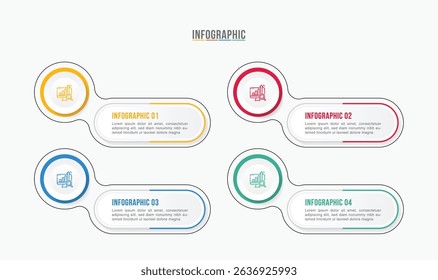 Vector infographic label design with circle infographic template design and 4-5-6 options or steps. Can be used for process diagram, presentations, workflow layout, banner, flow chart, info graph.