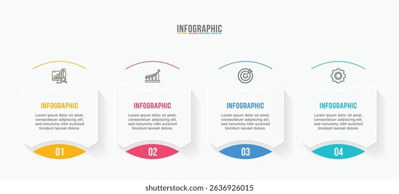 Vector infographic label design with circle infographic template design and 4-5-6 options or steps. Can be used for process diagram, presentations, workflow layout, banner, flow chart, info graph.