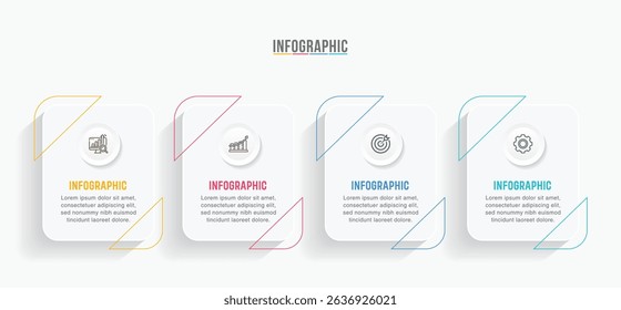 Vector infographic label design with circle infographic template design and 4-5-6 options or steps. Can be used for process diagram, presentations, workflow layout, banner, flow chart, info graph.