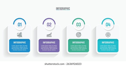 Vector infographic label design with circle infographic template design and 4-5-6 options or steps. Can be used for process diagram, presentations, workflow layout, banner, flow chart, info graph.