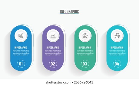Vector infographic label design with circle infographic template design and 4-5-6 options or steps. Can be used for process diagram, presentations, workflow layout, banner, flow chart, info graph.