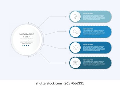 Vector infographic label design with circle infographic template design and 4-5-6 options or steps. Can be used for process diagram, presentations, workflow layout, banner, flow chart, info graph
